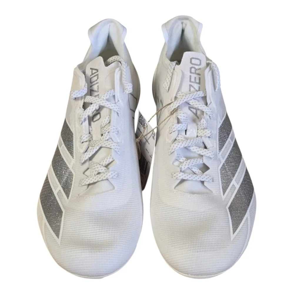 Adidas Adizero Electric Football Cleats White Silver Chrome IE6286 Men Size 11